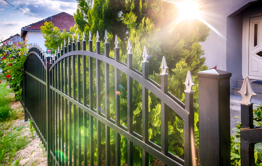 iron fence security safety