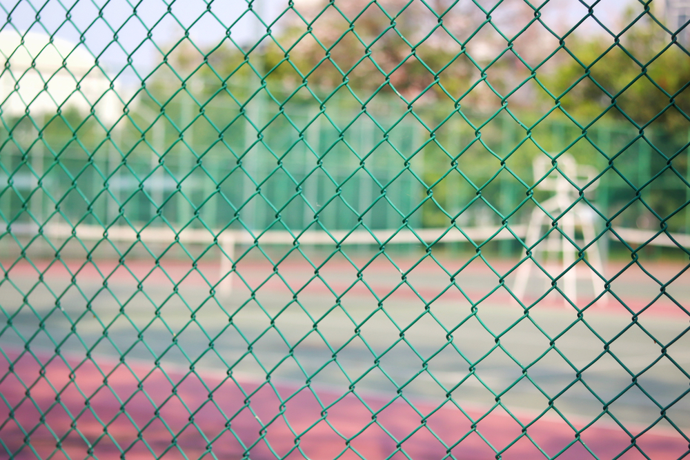 tips fence tennis court